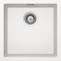 SCHOCK Schock Kaia N-100 Cristadur Polaris konyhai mosogatótálca, gránit kompozit, hófehér, 456 x 456 mm, munkalapra/munkalap alá/szintbe építés (KAIN100POLA)