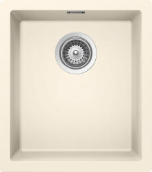 SCHOCK Schock Kaia N-100S Cristadur Magnolia konyhai mosogatótálca, gránit kompozit, krémfehér, 406 x 456 mm, munkalapra/munkalap alá/szintbe építés (KAIN100SMAGN)