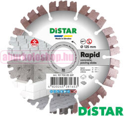 Distar Rapid Pro gyémánttárcsa 125 x 2, 0 x 10 mm (10170085269)