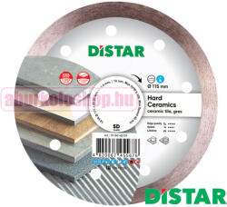 Distar Hard Ceramics gyémánttárcsa 115 x 1, 6 x 8 mm (11115048011)