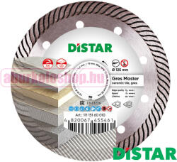 Distar Gres Master gyémánttárcsa 125 x 1, 4 x 10 mm