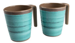 Bo-Camp Mug Halo 4 db bögre készlet türkiz