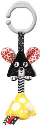 BabyOno függő csörgő kontrasztos színekkel MOUSE 1676 - babamarket