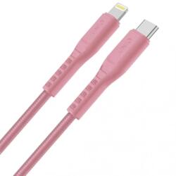  USB 2.0 Type C Lightning Töltő/adat Rózsaszín 1.2m ---