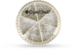 Crystalnails Crystal Nails Metál körömszegecs - Ezüst