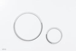 Alcaplast M 776 THIN Nyomólap, fehér-matt/króm-fényes (M776)