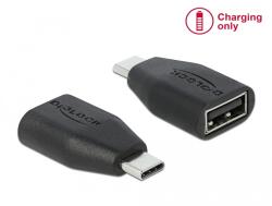 Delock USB Data Blocker Conector USB tip C - mufă USB tip A (66528)