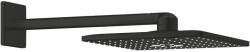 GROHE Rainshower SmartActive 130 cap de duș cu braț 31x31 cm pătrat negru 264792430 (264792430)