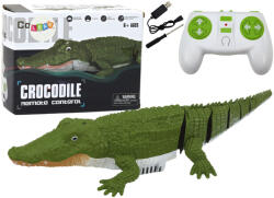 LeanToys Távirányítású Vízi Krokodil Úszik A Vízbe Távirányítóval