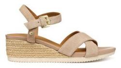 Geox női espadrillák, természetes bőr, bézs, 41-es méret (0000304459986_41)