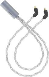 Dekoni Audio Ensemble USB-C Silver 52" Braided MMCX IEM Кабел за слушалки (CBZ-USBC-TW-52-MMCX)