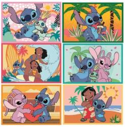Clementoni Clementoni: Cuburi puzzle Stitch - set de 6 bucăți (40905) Puzzle