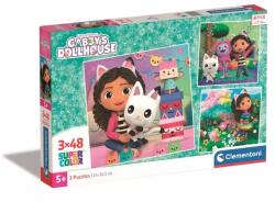 Clementoni Puzzle Casa de păpuși a lui Gabi - 3 în 1 (25295) Puzzle