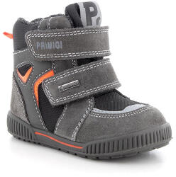 PRIMIGI Pantofi pentru băieți căptușiți cu toc înalt Gore-tex gri/negru (142459)