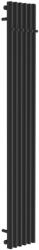 Excellent Verdi fürdőszoba radiátor dekoratív 180x28 cm fekete GREX. VE180.28. 6SP. BL (GREXVE180286SPBL)