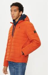 U. S. Polo Assn Férfi dzseki, US Polo Assn. , 304797897, Nejlon, 2XL INTL, Narancssárga (0000304797897_XXL)