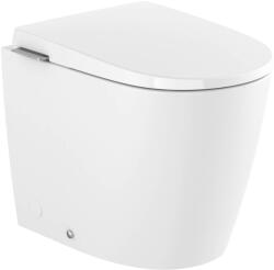 Roca Avant wc csésze lassú záródású ülőkével álló perem nélkül mély öblítéssel fehér fényes A80336MS00 (A80336MS00)