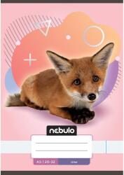 Nebulo Nebulo: Tűzött sima füzet A5-ös 20-32 Állatos - Rókás (SI-AM-A5-12346974) - innotechshop