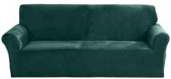  Velúr ülőgarnitúra, Elasztán, 190-230 cm, Zöld (186905401)