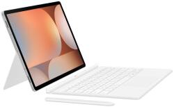 Samsung Galaxy Tab S9 Plus 12.4 / Tab S10 Plus 12.4 SM-X810 / X816B / X820 / X826B, Bluetooth billentyűzetes mappa tok, mágneses rögzítés, stand, érintőceruza tartó, Samsung Book Cover Keyboard AI, fehér, gyá