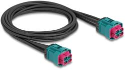 Delock HDMTD Z quad kábel anya - HDMTD Z quad anya 1 m IP67 védelmi osztályú (90342) (90342)