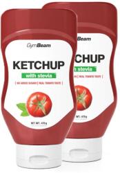 GymBeam - Sztíviával édesített Ketchup - 2 X 470 Ml