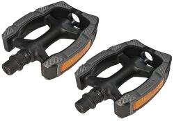 Wellgo City műanyag, gumibetétes városi pedál, fekete