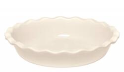 Emile Henry Formă rotundă de tort 26 cm, crem, ceramică, Staub (EH026131)