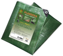  Ponyva-megerősített LENO GREEN 5 x 8m 100g zöld, áttetsző *A