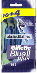 Gillette Blue II Plus eldobható borotva 14db-os