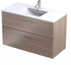 Oristo Dulap pentru lavoar Oristo Nova, suspendat, 100 x 45 x 62 cm, sertar, mat, maro, KI01-SD2S-100-81 (KI01-SD2S-100-81)