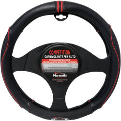 MARANELLO műbőr kormányvédő - fekete - 37-40cm