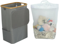 Elleci Szennyeskosár 100L szürke 44x33x67 cm (LSZEK-100-GR)