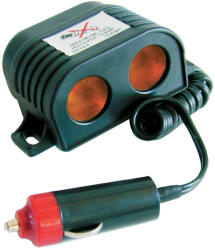  DAC 2es szivargyújtó elosztó - vezetékkel - 12/24V