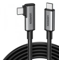 UGREEN Cablu Date si Incarcare USB-C - USB-C UGREEN US551 (90629) Angled, 60W, 5m, Negru (UGR1385)