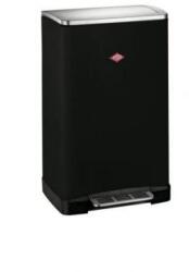 Wesco Big Double Boy 2 x 18 literes pedálos fém szemetes - Matt Fekete (112757)