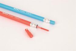 APLI Színes töltőceruza készlet, display, APLI "Color Click", 12 szín (LCA20545) - webpapir