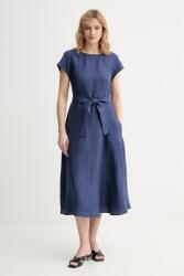 Max Mara ruha vászon ESORDIO - sötétkék 38