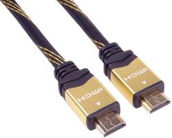 PremiumCord Cablu HDMI, tata-tata, 4K, High Speed, V1.4 contacte aurite, 2m, Negru, PremiumCord, kphdmet2
