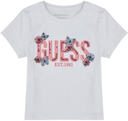GUESS Tricouri mânecă scurtă Fete ORGANIC COTTON STRETCH Guess Alb 8 ani - spartoo - 117,60 RON