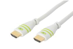 TECHLY Cablu HDMI tata - HDMI tata, High Speed, 1M, Ultra HD 4K, Techly, Alb, ICOC HDMI-4-010WH