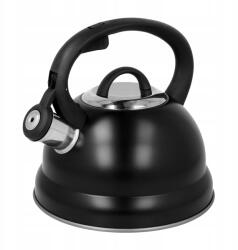 Brunbeste rozsdamentes acél vízforraló gwizdkiem 2.5L fekete (BB-2406) (BB-2406)