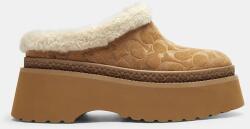 Coach velúr papucs Cecelia Signature - bézs Női 38