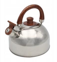 Brunbeste rozsdamentes acél vízforraló gázhoz síppal 2.5L ezüst (BB-2268) (BB-2268)