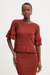 TWINSET blúz női viszkóz - barna XS