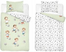 Detexpol Gyerek ágyneműhuzat kétoldalas focilabda menta 100x135 cm Mayamoo (5142B)