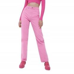 Reserved Rózsaszín Pamut Farmer Nadrág Hosszú Egyenes Szárú Reserved 44