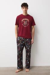 Medicine pamut pizsama - burgundia L