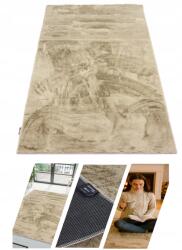 Elsimone Carpet Plüss Szőnyeg Nyuszi Szőrme Puha Bársony Rabbit Bézs 140X200cm (dywan Rabbit Bella New)