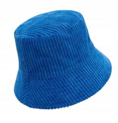 Reserved Kék-bézs Kordbársony Kétoldalas Sapka Bucket Sapka 56-OS